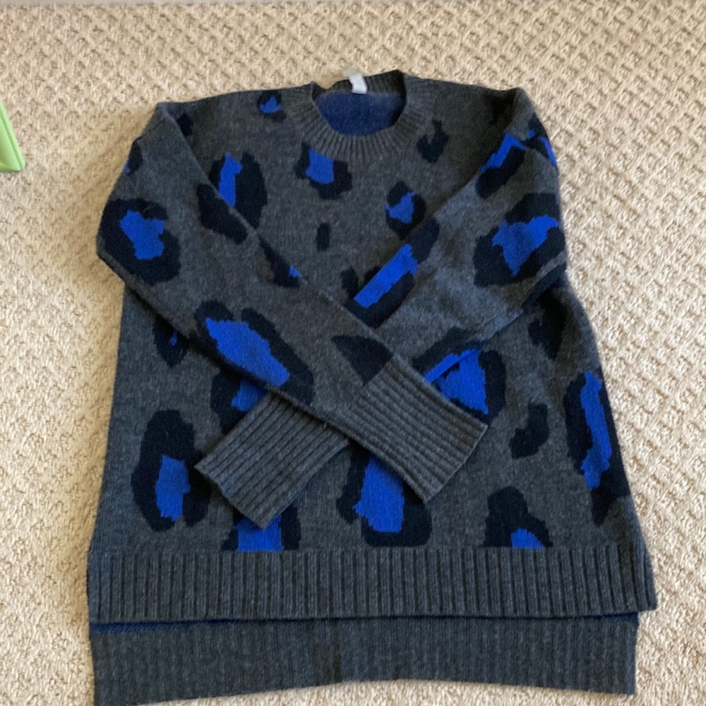 Athleta Leopard Sweater